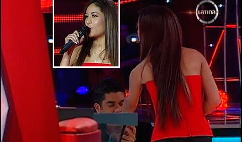 Alondra en el momento en que Jerry Rivera le besa la mano. Al parecer, el novio de la chica se puso celoso. elpopular.pe