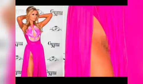 Paris Hilton dejó ver parte íntima. elpopular.pe