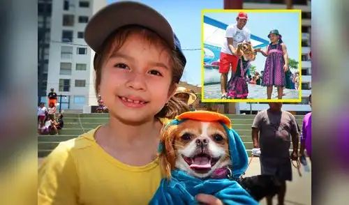 Arriba, Malenka, ganadora en razas pequeñas. Al lado, Reina Pachas. elpopular.pe