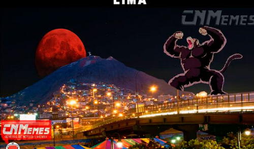 Eclipse lunar fue protagonista de memes. elpopular.pe