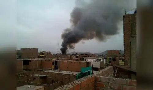 Incendio fue controlado. elpopular.pe