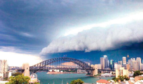 La más fuerte tormenta de este siglo. elpopular.pe
