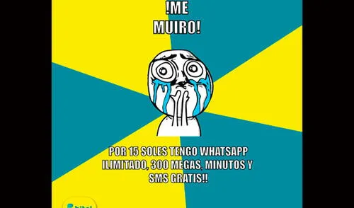 Memes de Bitel para promocionarse. elpopular.pe