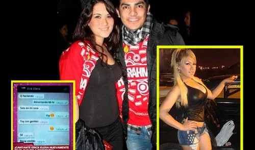 Convesaciones hot implican a Erick Elera con bailarina. elpopular.pe