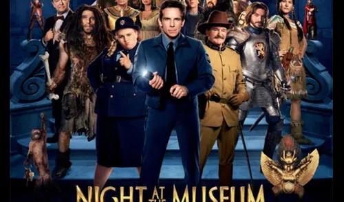 Robien Williams y Mickey Ronney en homenaje póstumo en 'Una noche en el Museo 3'. elpopular.pe