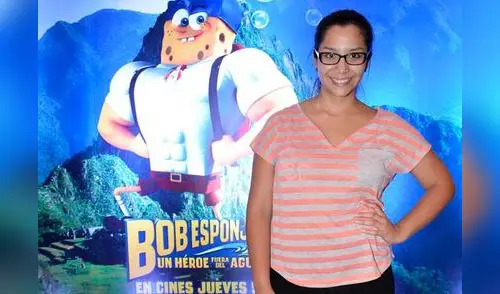 Farándula peruana estuvo presente en avant premiere de Bob Esponja. elpopular.pe