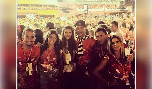 La pareja en el carnaval de Río elpopular.pe