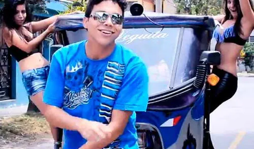 El mototaxi usado en la producción de Chollywood. elpopular.pe