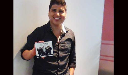 John Kelvin promociona a su grupo Kumbia Stars y su primer disco. elpopular.pe