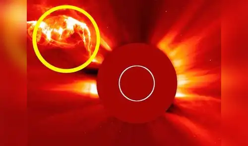 Explosión solar. elpopular.pe