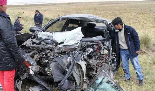 Asi quedó de siniestrado el vehículo. elpopular.pe