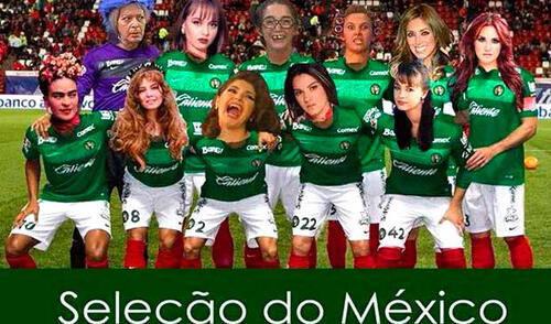 Famosas actrices mexicanas se ponen la camiseta. elpopular.pe