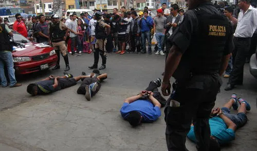 Intervención ocurrió en San Juan de Miraflores. elpopular.pe