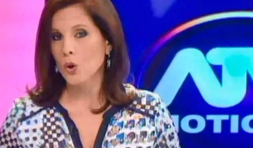 Claudia Cisneros reaparece en TV como conductora en ATV Noticias. elpopular.pe