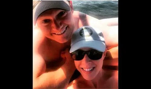 Alison Parker y su novio. elpopular.pe