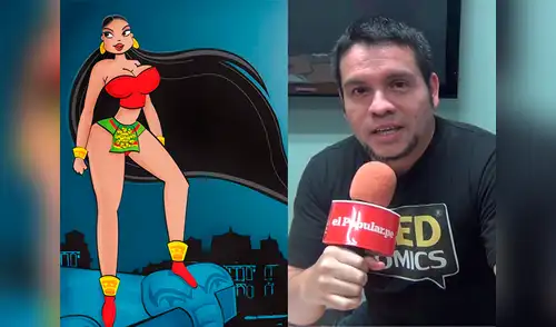 La Chola Power y su creador elpopular.pe