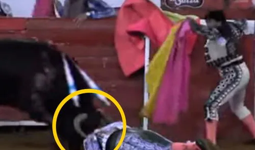 Mauricio Martínez antes recibir letal cornada. elpopular.pe