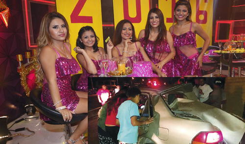 Así quedó auto tras violento impacto con bus. elpopular.pe