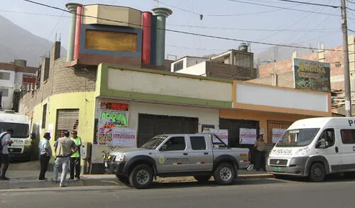 En este local ocurrieron los hechos. elpopular.pe