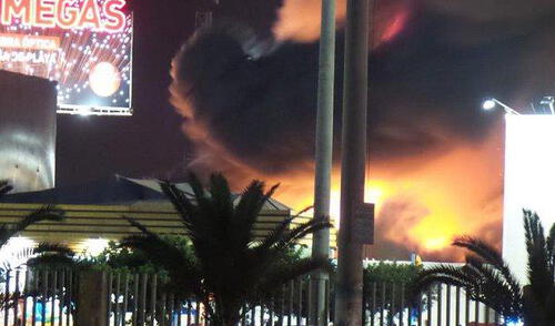 El incendio se produjo muy cerca a un grido elpopular.pe