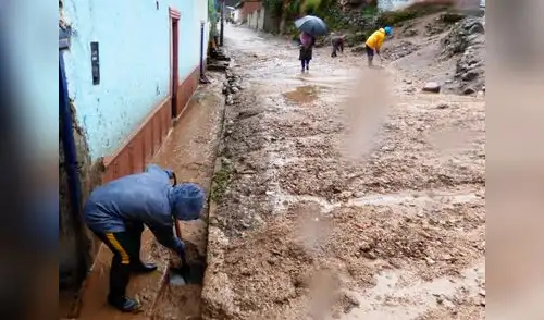 Varias familias se vieron afectadas por las fuertes lluvias elpopular.pe