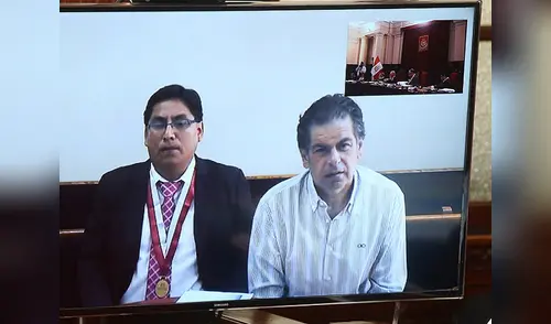 Empresario se defendió vía teleconferencia elpopular.pe