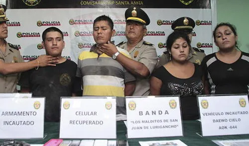 Delincuentes fueron capturados cuando planificaban asalto a entidad bancaria. elpopular.pe