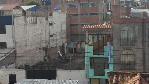 El local donde funcionaba la academia elpopular.pe