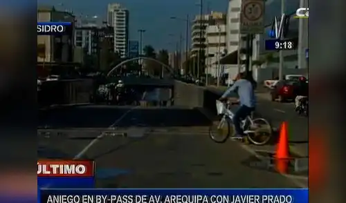 Sector entre Arequipa y Javier Prado fue cerrado por aniego elpopular.pe