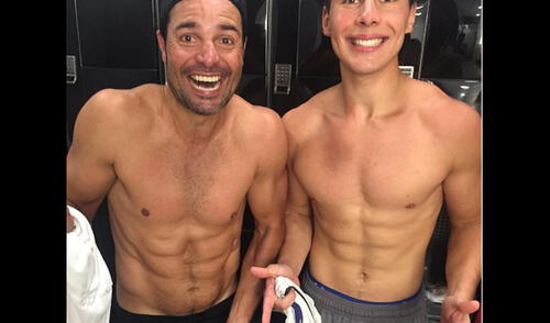 Boricua luce cuerpazo a sus 47 años junto a su primogénito elpopular.pe