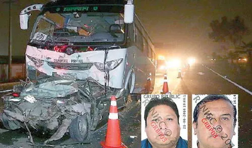 Ambos murieron en el acto y los bomberos tardaron seis horas en rescatar los cuerpos elpopular.pe