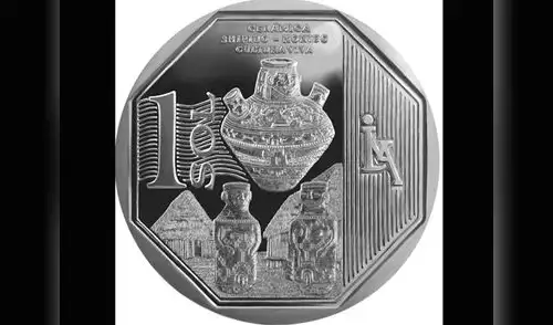 Moneda alusiva a la Cerámica Shipibo – Konibo, del departamento de Ucayali. elpopular.pe