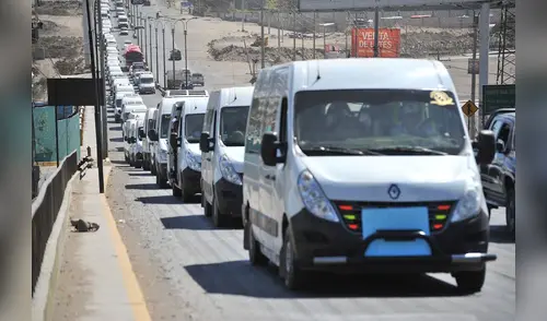 La marcha ocurrió en la Panamericana Sur y en Yura. elpopular.pe
