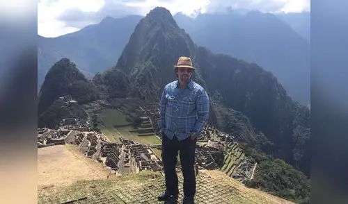 El tenor visitó la ciudadela Inca elpopular.pe