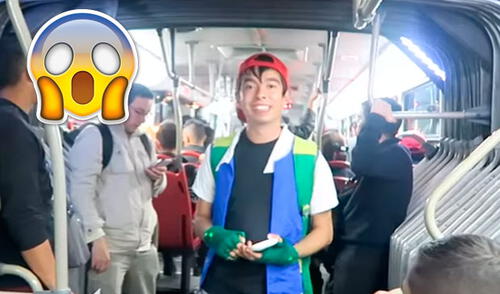 Youtuber se subió a cantar el 'pokérap' en bus y le robaron elpopular.pe