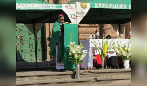 Monseñor Alarcón hizo un llamado fraterno a los fieles de San Sebastián elpopular.pe