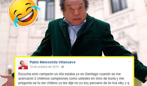 'Melcochita' y el chiste que dejo en ridículo a los chilenos elpopular.pe
