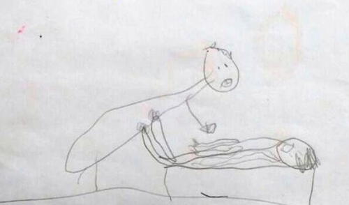 Dibujo de la menor elpopular.pe