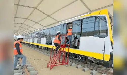 los tres primeros trenes del metro 2 llegaron a lima en setiembre elpopular.pe