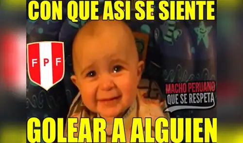 Divertido meme de la goleada de Perú a Paraguay elpopular.pe
