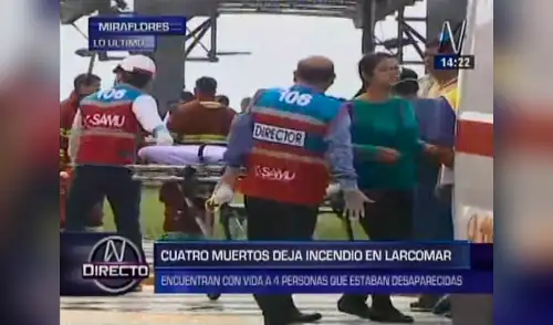 Las personas fueron trasladadas en las ambulancias del hospital de la Solidaridad elpopular.pe