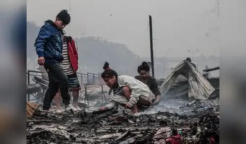 Damnificados por incendio siguen esperando nuevo hogar elpopular.pe