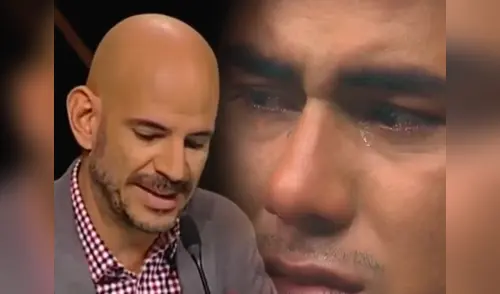 Kreyss Valles no controló sus emociones y lloró delante de todos elpopular.pe