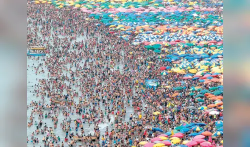 El calor fue intenso ayer y muchos prefirieron meterse un chapuzón elpopular.pe