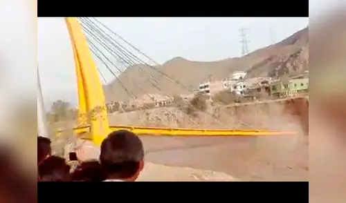 Gerente de Emape explica de manera increíble la caída del puente Talavera elpopular.pe