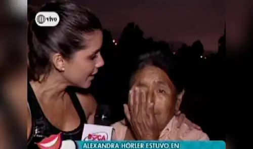 Alexandra Hörler no controló las lágrimas al enfrentarse a la dura realidad elpopular.pe