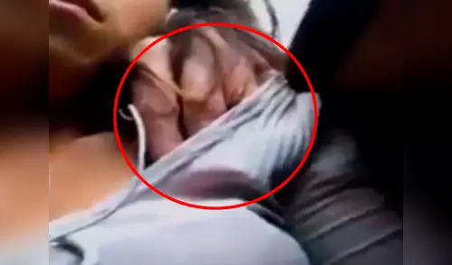 El sujeto intentó meter su mano bajo la polera de la joven elpopular.pe