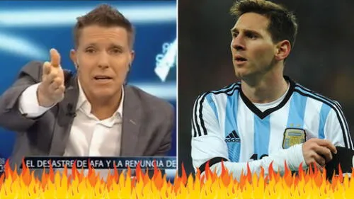 Periodista Alejandro Fantino le pegó a Messi y compañía elpopular.pe