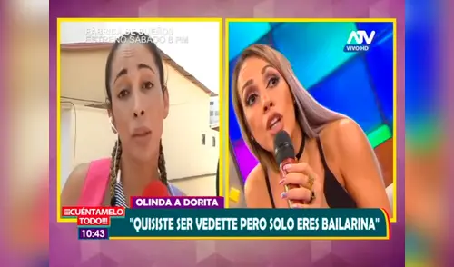 Dorita Orbegoso no dudó en defenderse de los ataques elpopular.pe