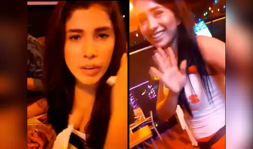 Yahaira Plasencia disfrutaba de la cena con sus amigos en sus vacaciones elpopular.pe